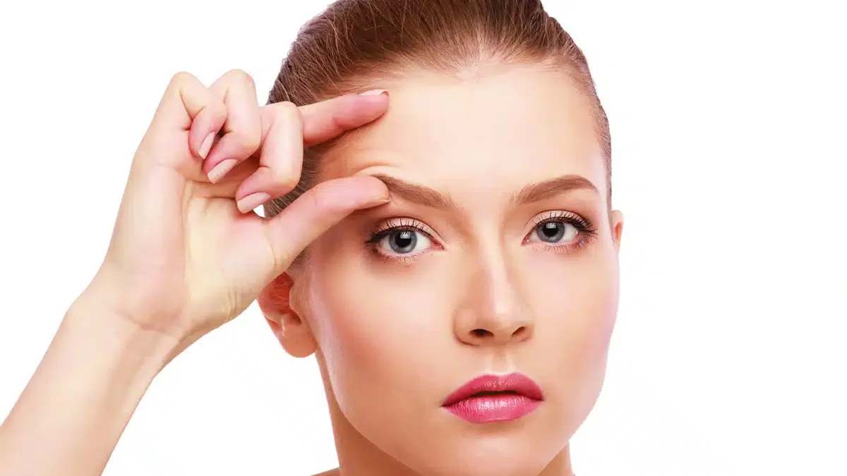 ماندگاری نخ لیفت شقیقه ✨🧵